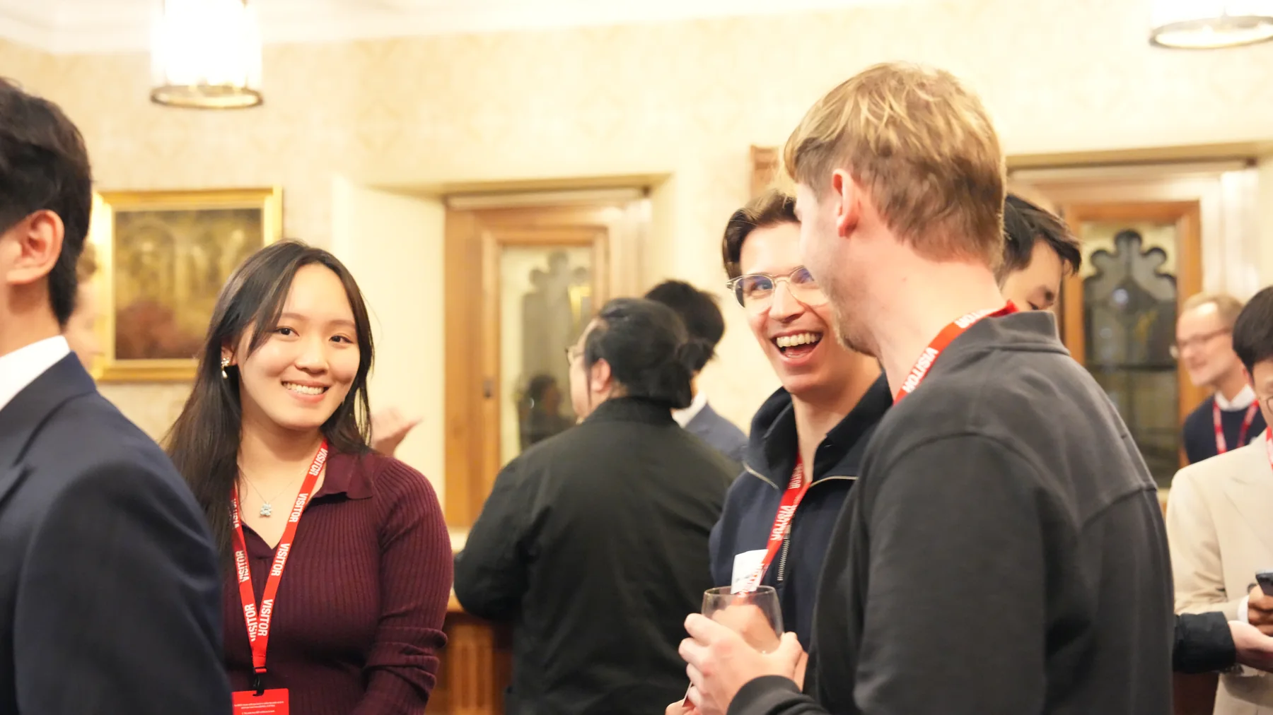 Guests sharing a laugh during the House of Lords event