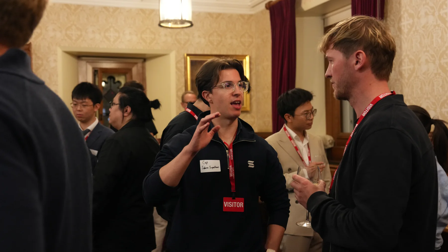 AI Agents Lab community members networking at the House of Lords